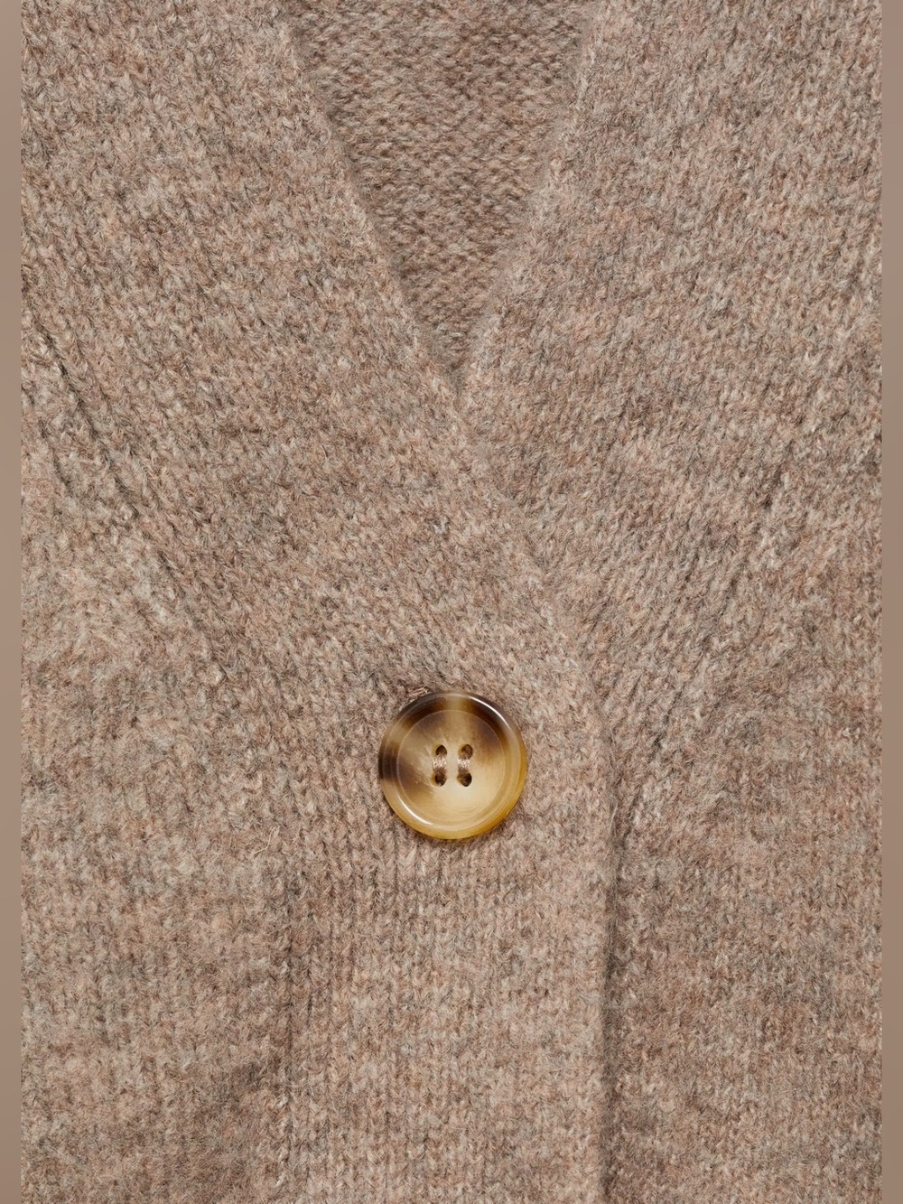 Mango Brown button knit cardigan NWT - Picture 5 of 6